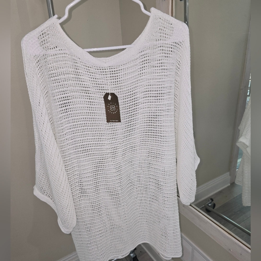 JANICE APPAREL SWIM COVER TOP ONE SIZE